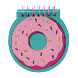 Silicon Notepad Pink Donut