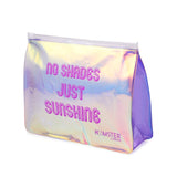 No Shades Just Sunshine Pouch Purple