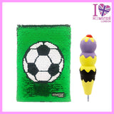 Sequence Football Diary With Squishy Pen Ice Cream