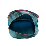 Shiny Shell Backpack With Lunch Bag