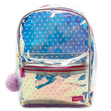 Fashion Shiny Heart Pattern Backpack With Hard case