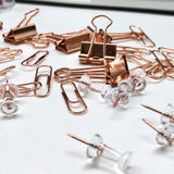 Rose Gold Stationery Accessories Set