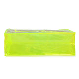Tote Bag Green + Shell Pouch Neon