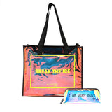 Tote Bag Black And Pouch