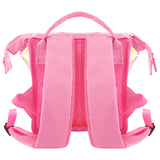 Shiny Stylish Girls Mini Handle Bag with Pouch Pink