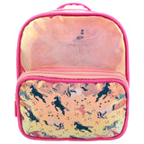 Girl's Fashion Shiny Backpack Unicorn Small