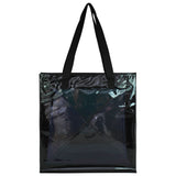 Classic Tote Bag Black With Makeup Pouch Set Of 3