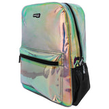 Shiny Backpack with Busy Pouch Black