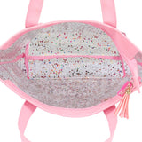 Hl Starry Glitter Tote Pink