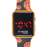 Hamster Silicone Band Digital Watch Basketball
