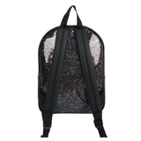 Glitter Combo Backpack + Tote Bag + Pouch Black