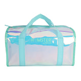 Shiny Duffle Bag Combo Aqua Set of 3
