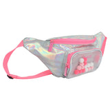 Pom Pom Backpack +  Waits Bag + Pouch Pink