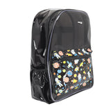 Fashion Shiny Space Black Backpack