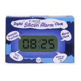 Digital Silicon Alarm Clock Blue