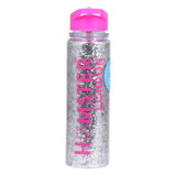 Glitter Sipper Water Bottle Sliver