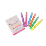 Magnetic White Board Memo Pad, Colored Gel Pen,  gel Crayon, and 2d Glass Magnets Smile