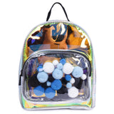Pom Pom Backpack +  Waits Bag + Pouch Blue