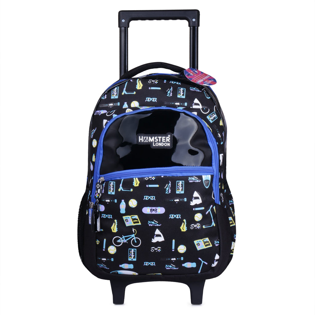 Buy GUSTAVE® School Bags for Girls Boys Trolley Bag Primary School Backpack  with 6 Wheel, Detachable Wheel Stand with Puller School Bag for 1-5 Grade  at Amazon.in