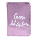 Passport Cover Choose Adventure Rose Gold