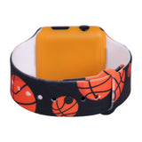 Hamster Silicone Band Digital Watch Basketball
