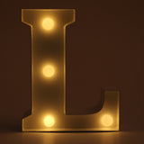 Alphabet LED Light White