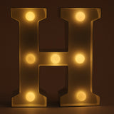 H  letter shaped light from Hamster London for decoration purposes. it is a must have product for parties and kids bday party.