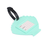 Luggage Tag Green Shell Set Of 2