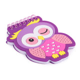 Silicon Notepad Purple Owl
