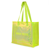 Tote Bag Green And Pouch