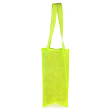 Shiny Duffle Bag Aqua + Tote Bag Green + Pouch