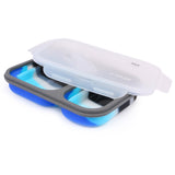 Silicon Bendable Tiffin Box Large Blue