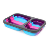 Silicon Bendable Tiffin Box Large Pink