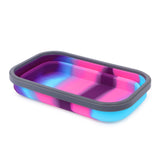 Silicon Bendable Tiffin Box Medium Pink
