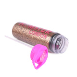 Glitter Sipper Water Bottle Gold With Customization