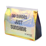 No Shades Just Sunshine Pouch Black