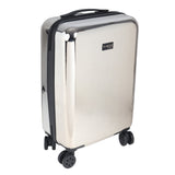 Hamster London HL Vintage Suitcase/ 55 Cms ABS+ Polycarbonate Mirror Finish Hardsided Cabin Luggage ( Silver)