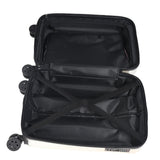 Hl Vintage Suitcase Sliver With Duffle Bag Black