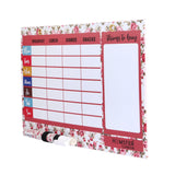 A4 Magnetic White Board Meal Planner