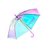 Shiny Holographic Umbrella Pink