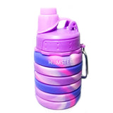 Silicone Expandable and Foldable Water Bottle Purple