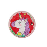 Crystal Glass Magnet Unicorn Red